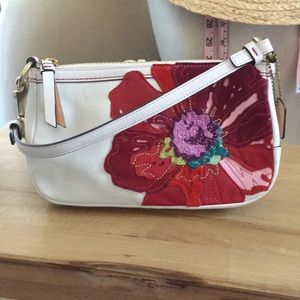 Coach Poppy Appliqué purse